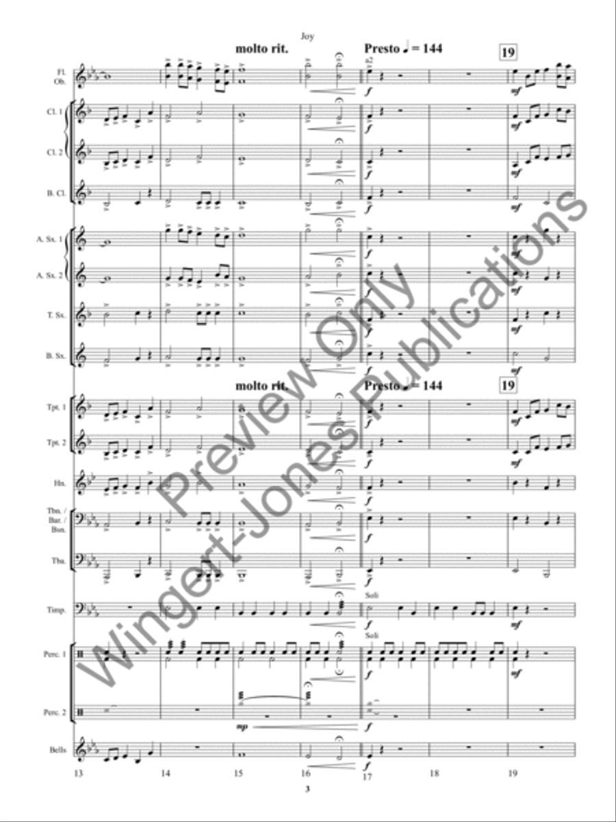 Joy Concert Band scores gallery preview page 7