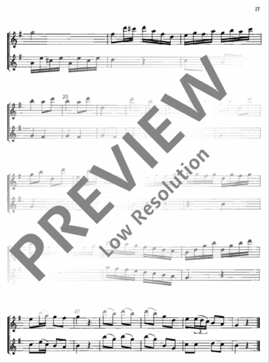 Three Sonatas Three Sonatas Flute scores gallery preview page 18