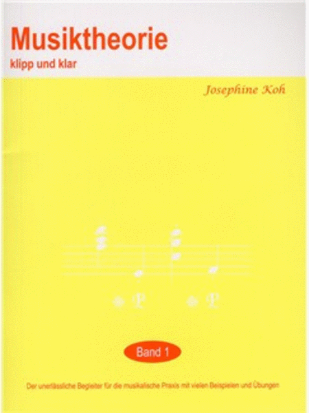 Musiktheorie Klip Und Klar - Band 1