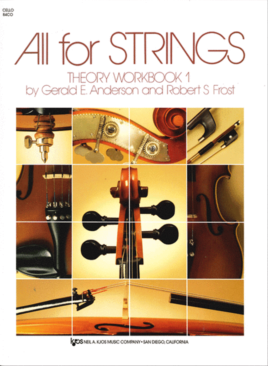 All For Strings Theory Workbook 1 - Cello