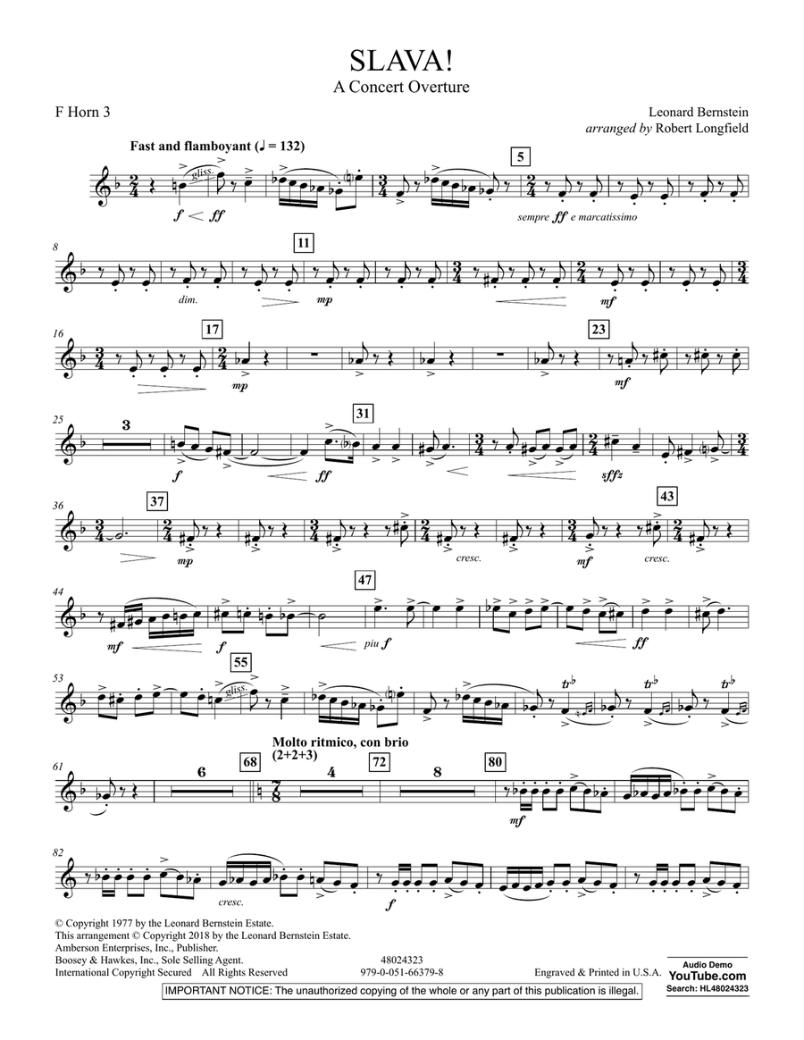 Slava! - F Horn 3