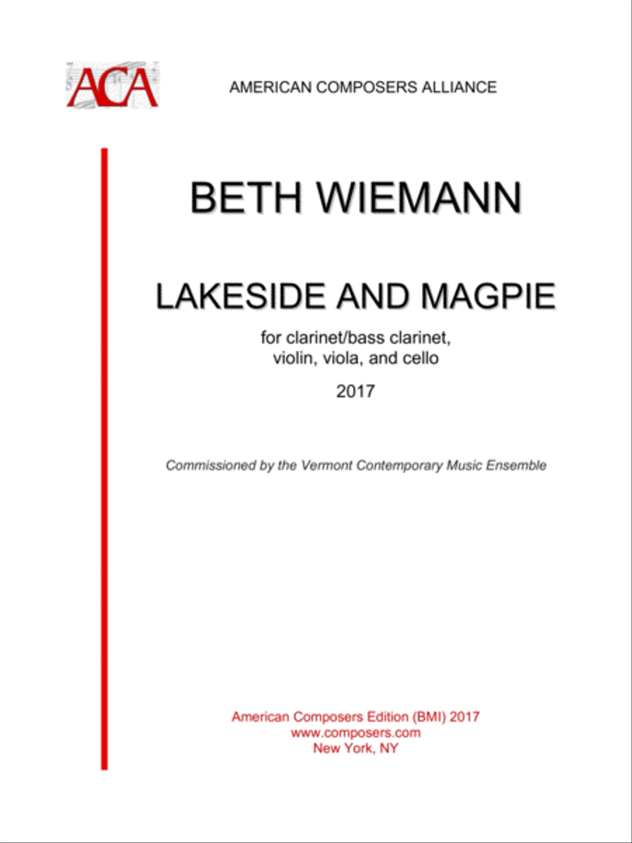 [Wiemann] Lakeside and Magpie Small Ensemble scores gallery preview page 1