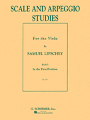 Book cover for Scale and Arpeggio Studies