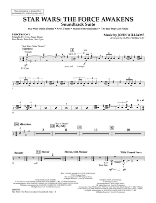 Star Wars: The Force Awakens Soundtrack Suite - Percussion 1