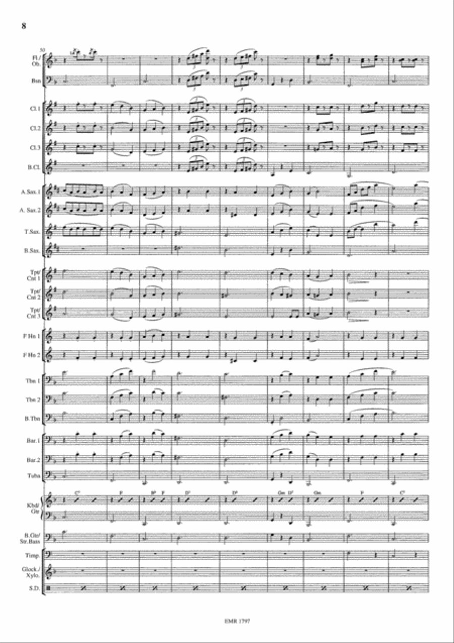 Waltz No. 2 Concert Band scores gallery preview page 9