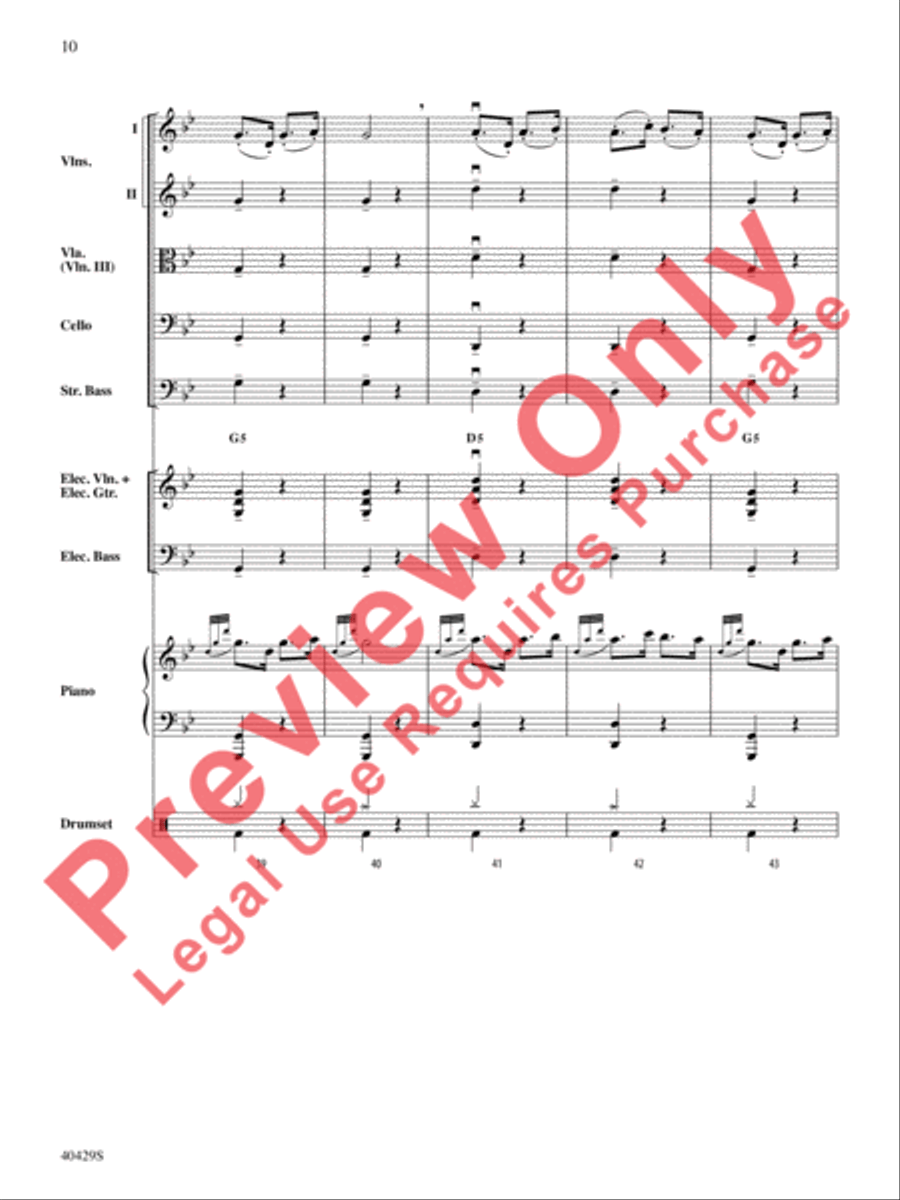 Wish Liszt Wish Liszt String Orchestra scores gallery preview page 11