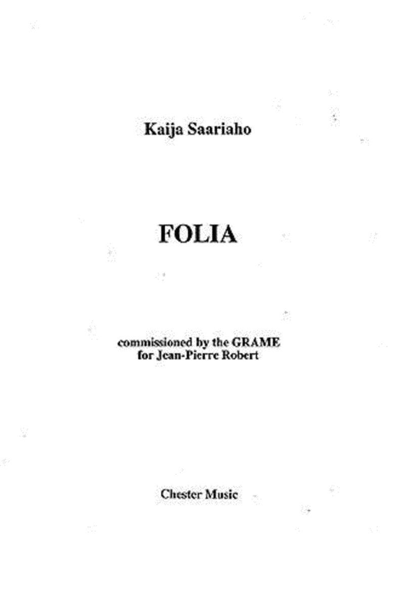Folia (Performing Score)