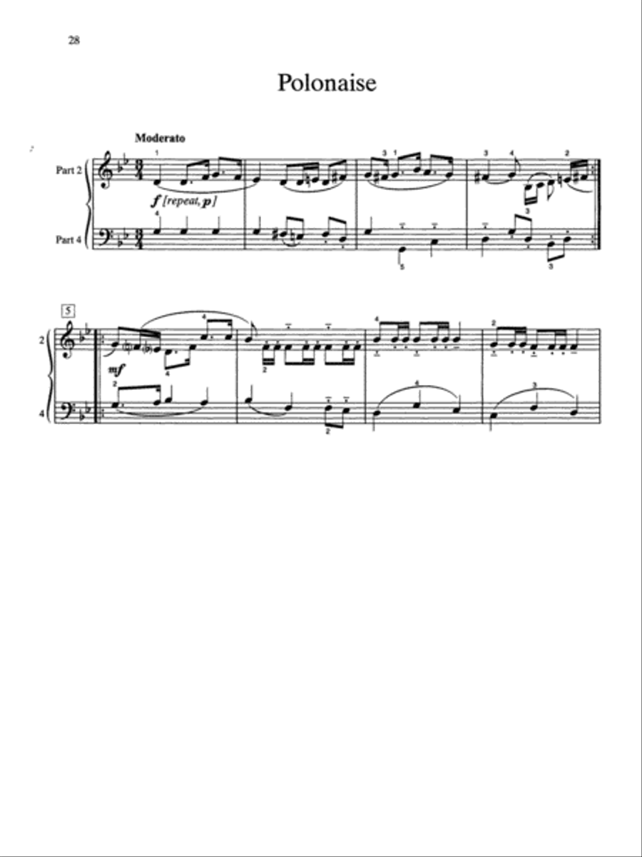 Bach for Piano Ensemble Bach for Piano Ensemble Small Ensemble scores gallery preview page 11