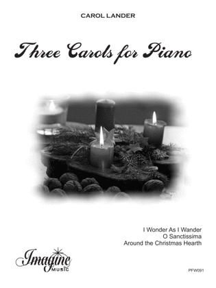 Book cover for Three Carols for Piano