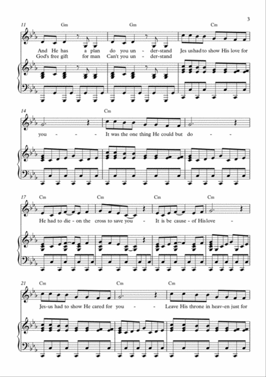 Jesus Is Love Voice scores gallery preview page 3