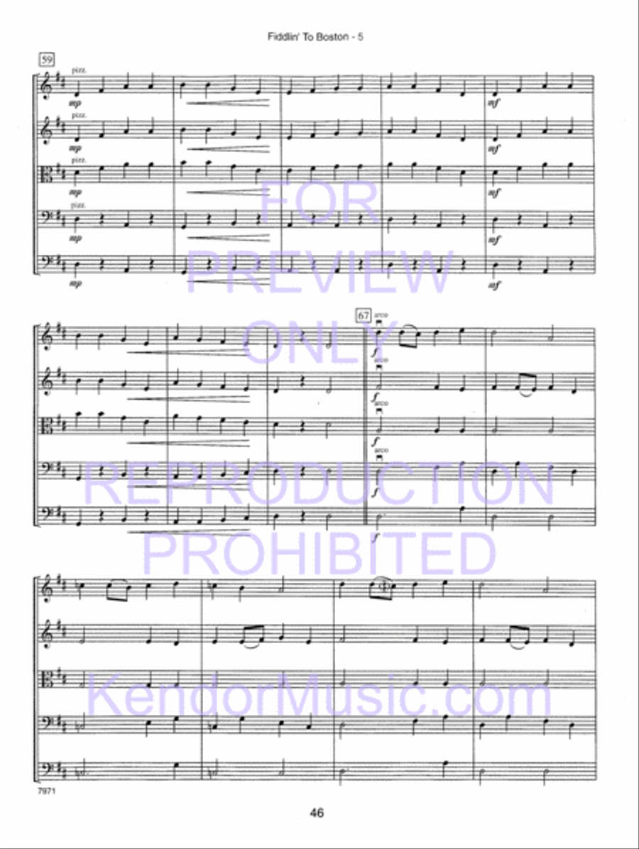 Kendor Concert Favorites , Volume 1 (Score) - with MP3s String Orchestra scores gallery preview page 51