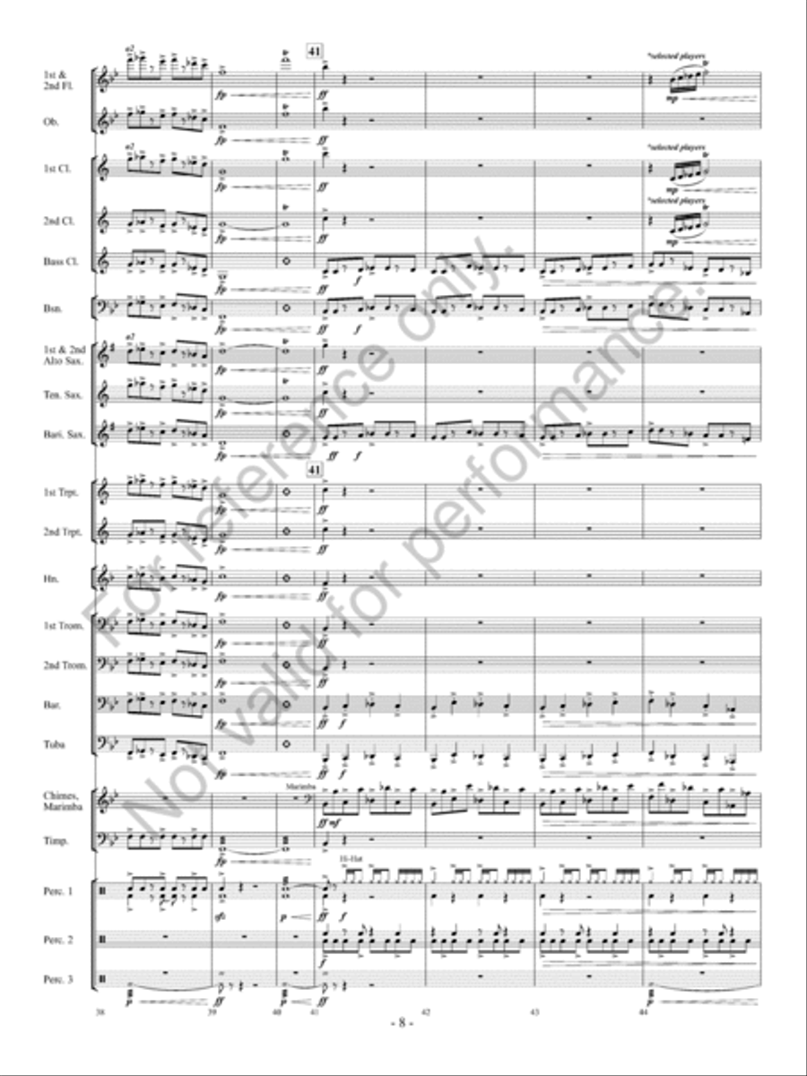 Crush Concert Band scores gallery preview page 9