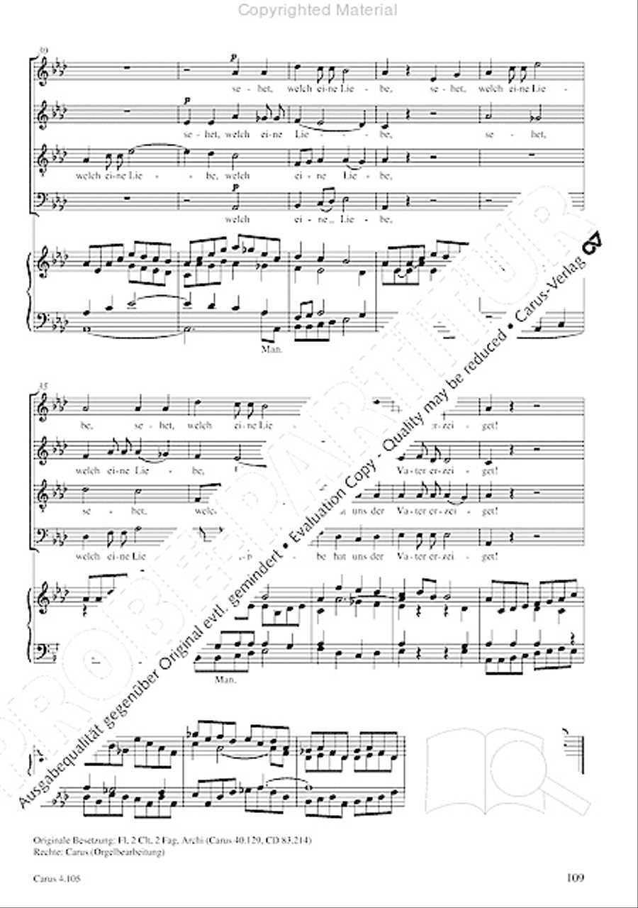 Choral collection Mendelssohn - editionchor Choir scores gallery preview page 110