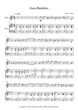 Gesu Bambino (The Infant Jesus) - Pietro A. Yon (Flute + Piano)