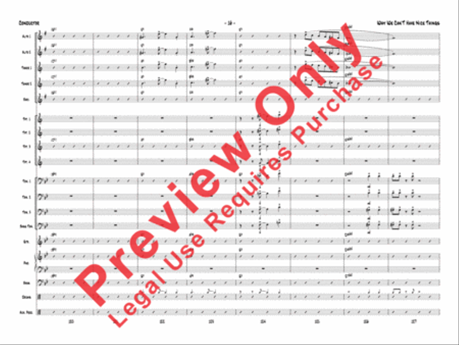 Why We Can't Have Nice Things Jazz Ensemble scores gallery preview page 17
