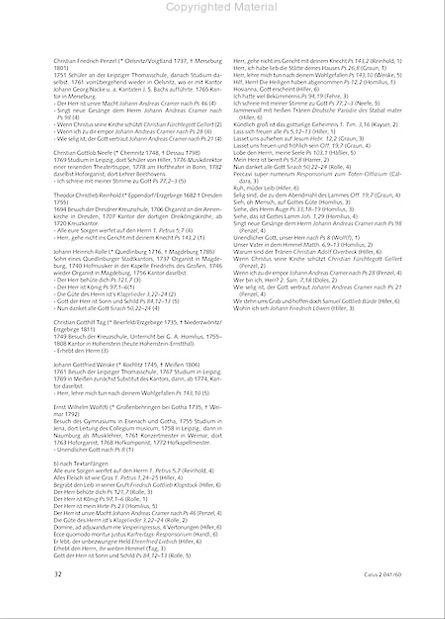 Motets and arias for choirs collected and edited by Johann Adam Hiller, vol. 6 Voice Solo scores gallery preview page 33