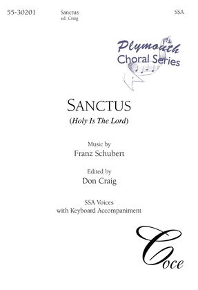 Book cover for Sanctus (Holy is the Lord): from "German Mass"