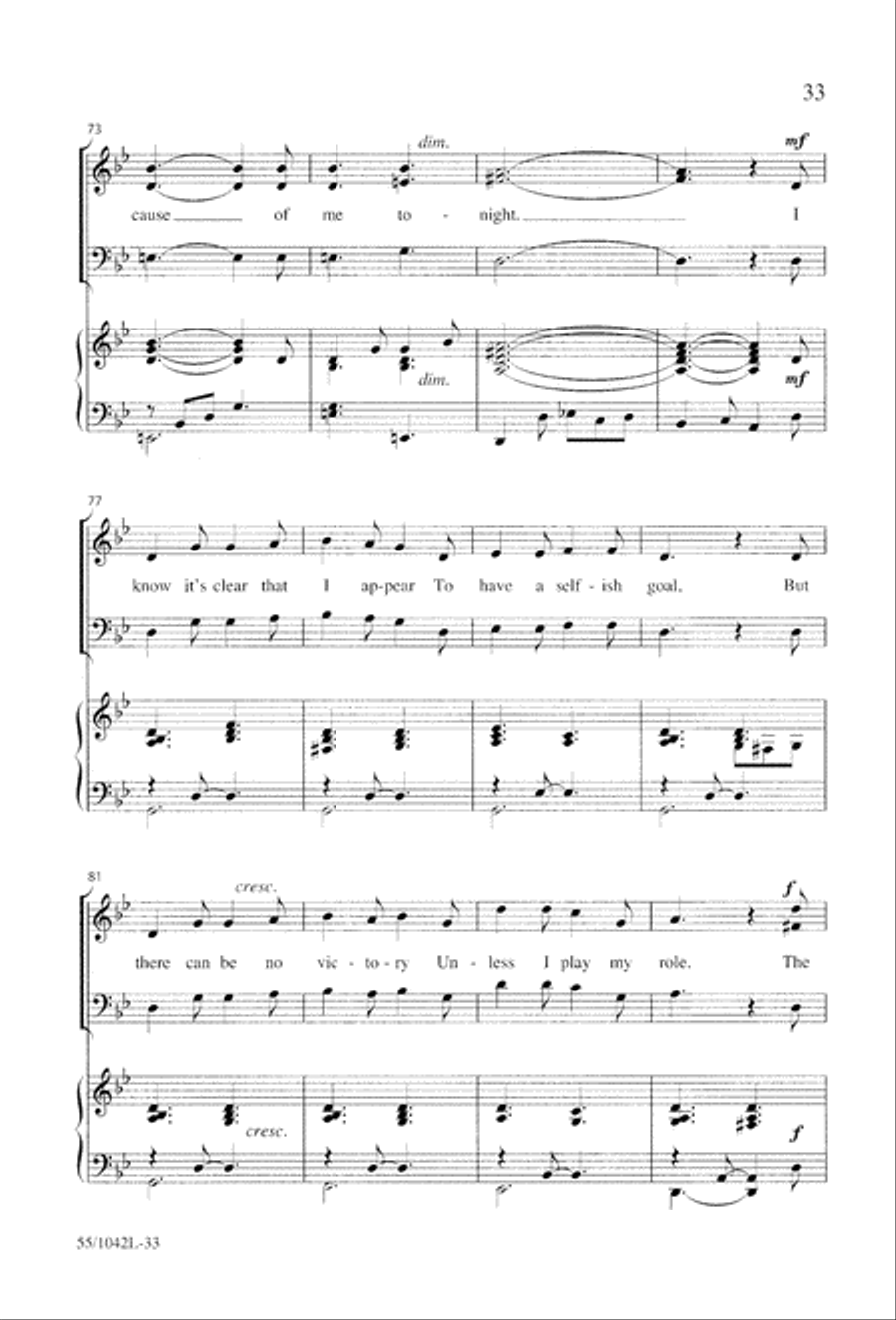 No Greater Love 3-Part scores gallery preview page 35