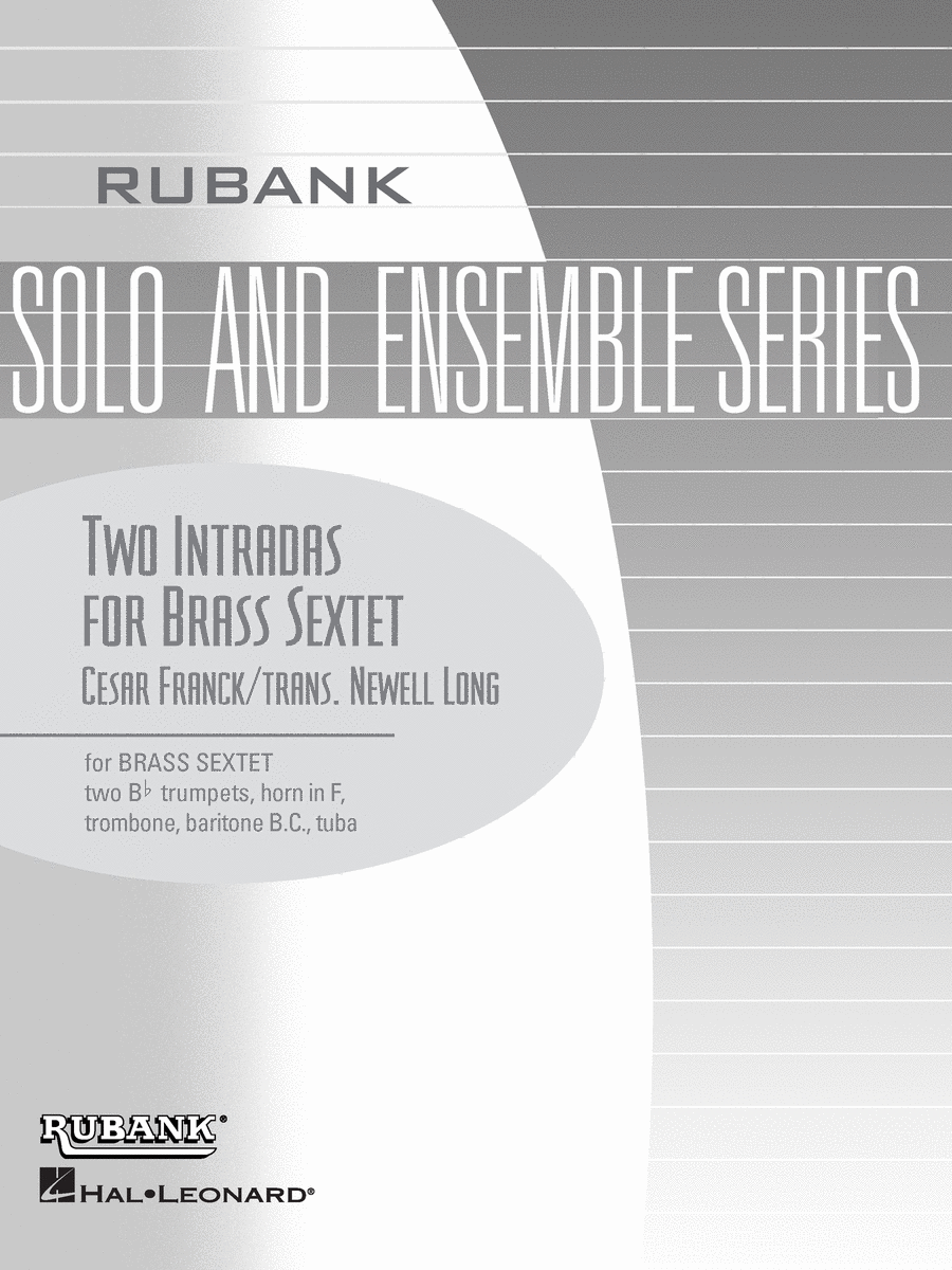 Two Intradas Brass Ensemble scores gallery preview page 1