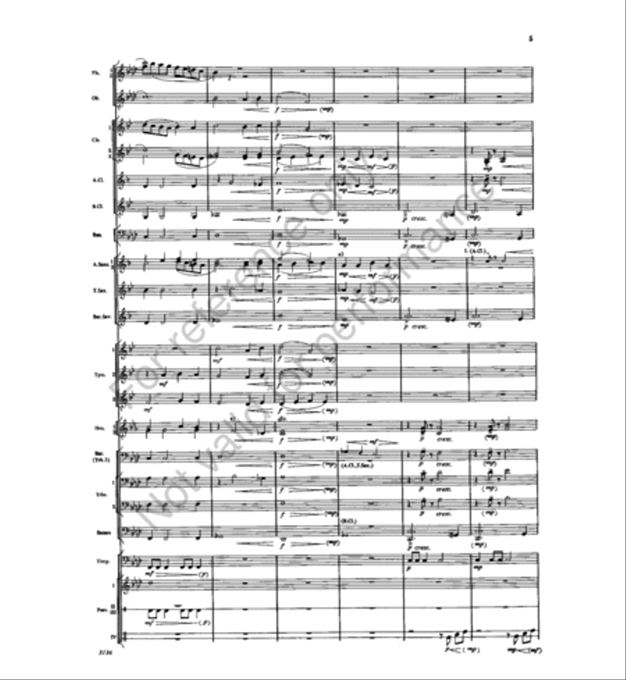 Prayer and Proclamation Prayer and Proclamation Concert Band scores gallery preview page 5