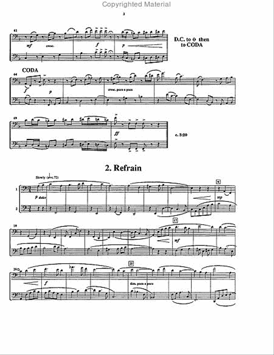 R3E2: Rumba, Romp, and Refrain Brass Duet scores gallery preview page 3