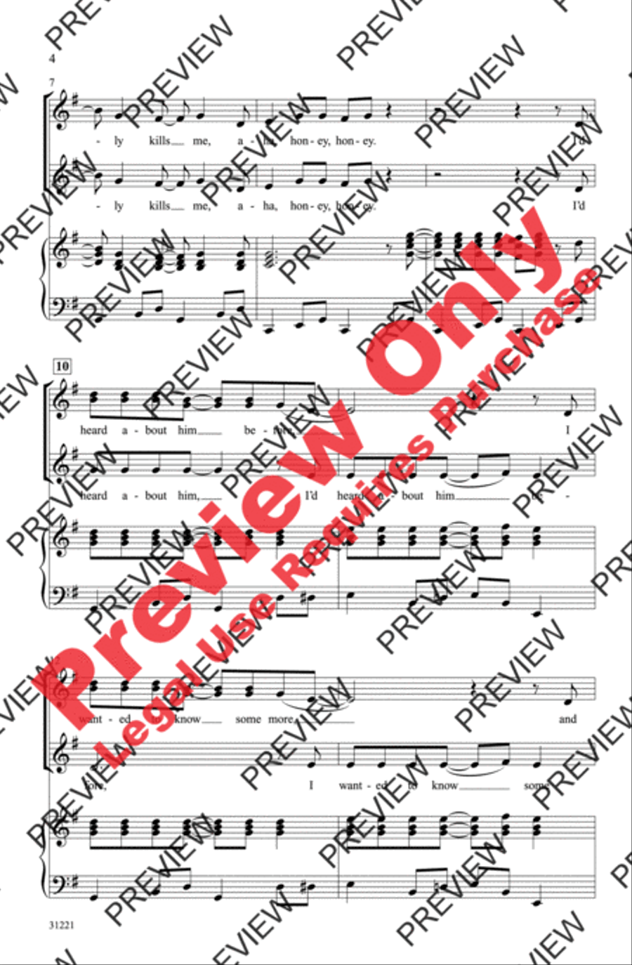 Girls Gone ABBA (A Medley) Women's Choir scores gallery preview page 4
