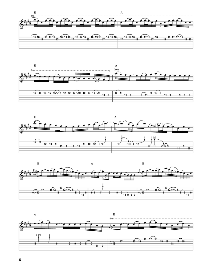 Blue Sky Acoustic Guitar scores gallery preview page 6