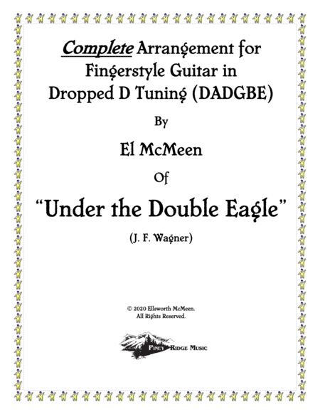 Under the Double Eagle March (For Solo Guitar in Dropped D Tuning) image number null