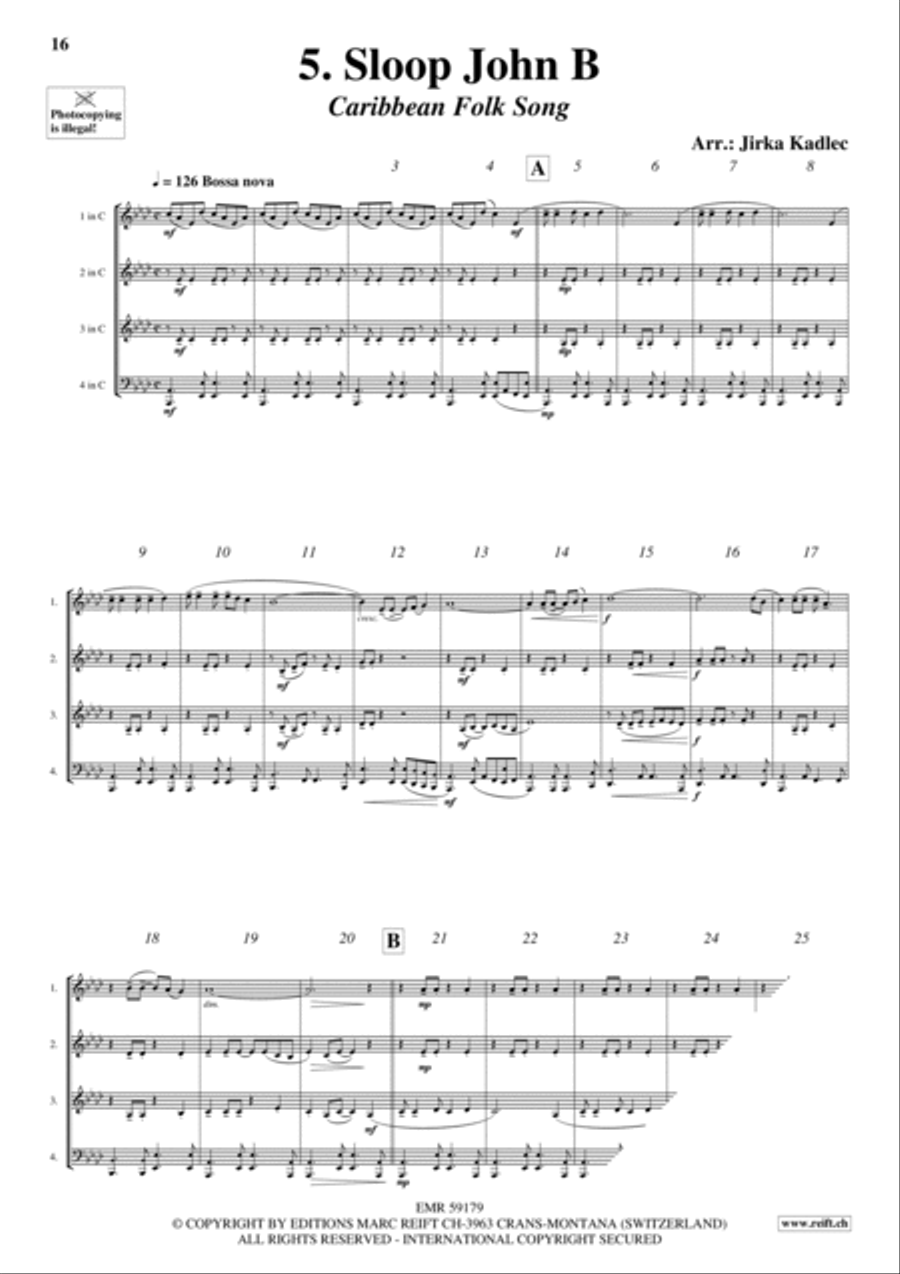 Woodwind Quartet Collection Volume 4 Woodwind Quartet scores gallery preview page 9