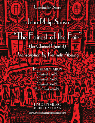 March – The Fairest of the Fair (for Clarinet Quartet)