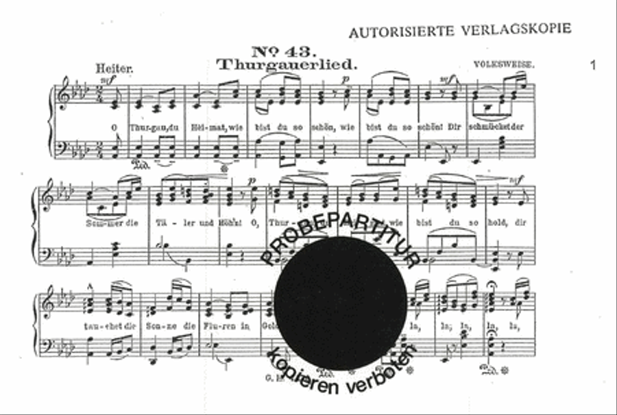 Thurgauer Lied Voice scores gallery preview page 1