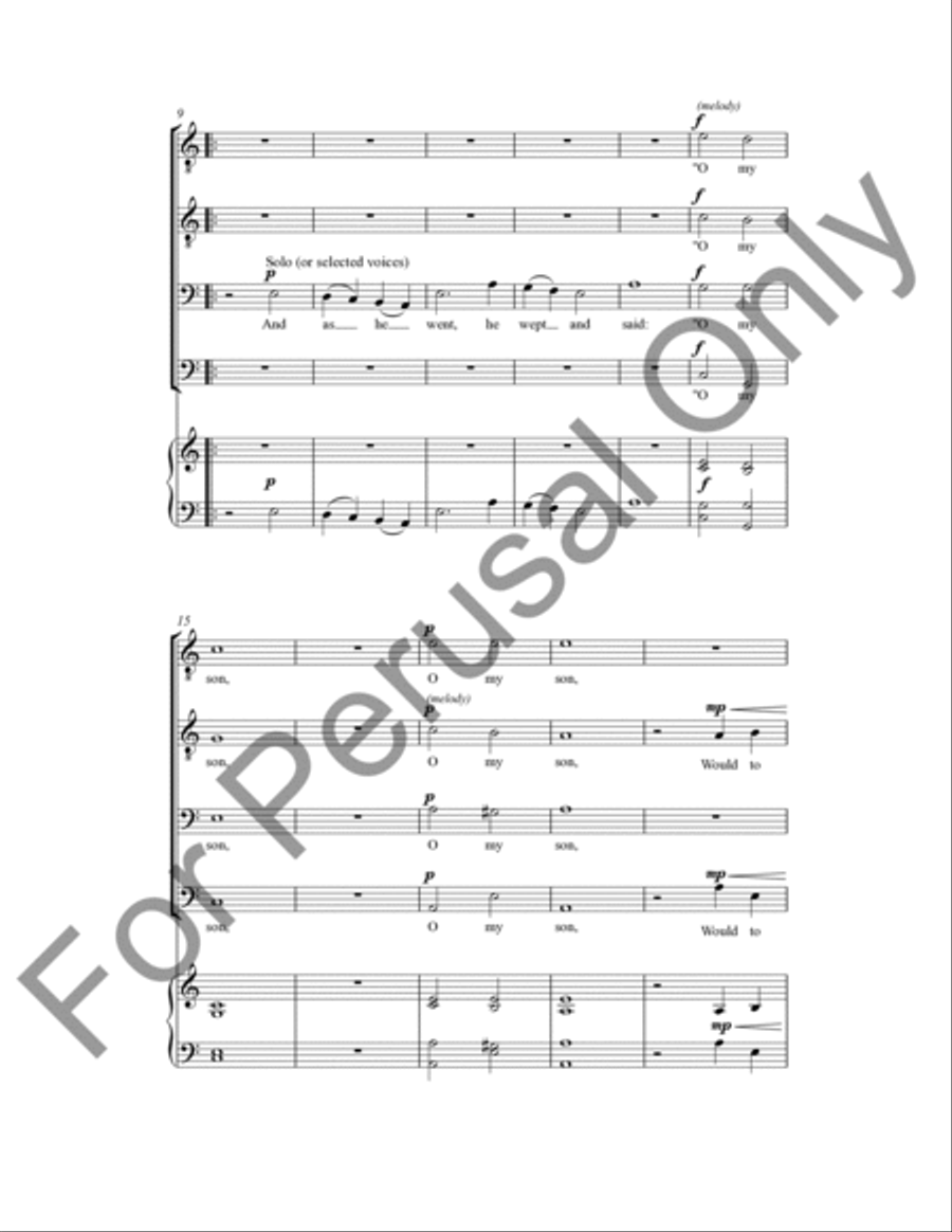David's Lamentation TTBB scores gallery preview page 3
