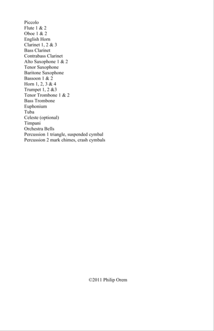 Meditation - score and parts Concert Band scores gallery preview page 2