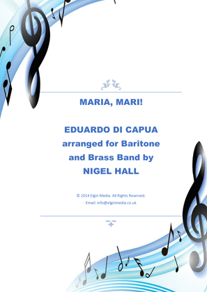 Maria, Mari! - Baritone Horn Solo with Brass Band