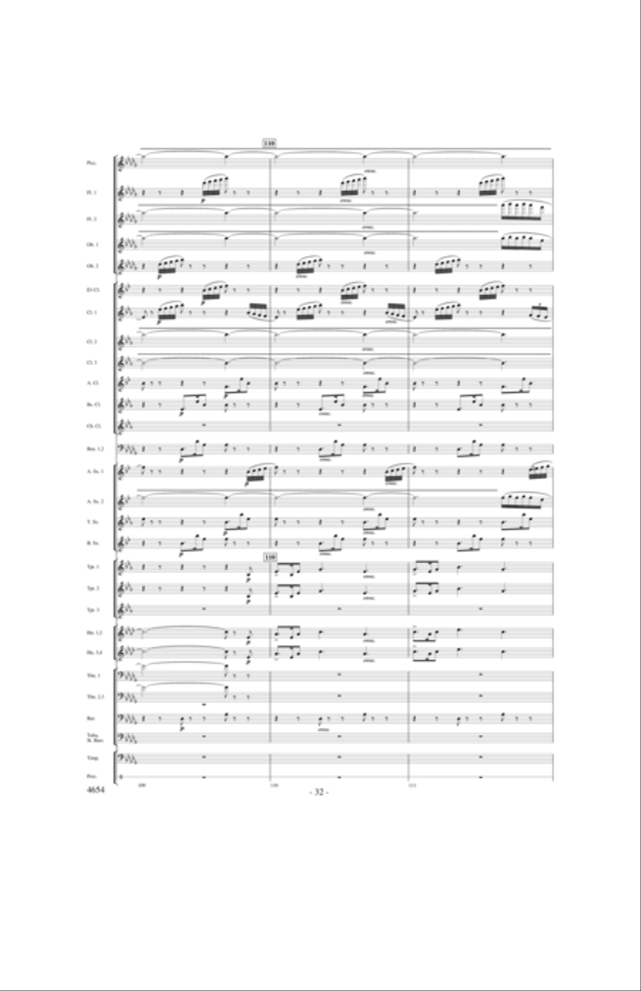 Ride of the Valkyries Concert Band scores gallery preview page 31