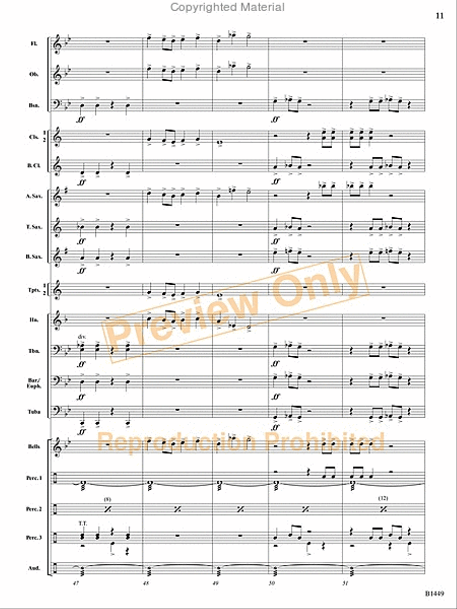 Stampede Concert Band scores gallery preview page 10