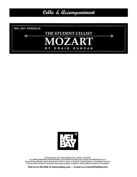 The Student Cellist: Mozart