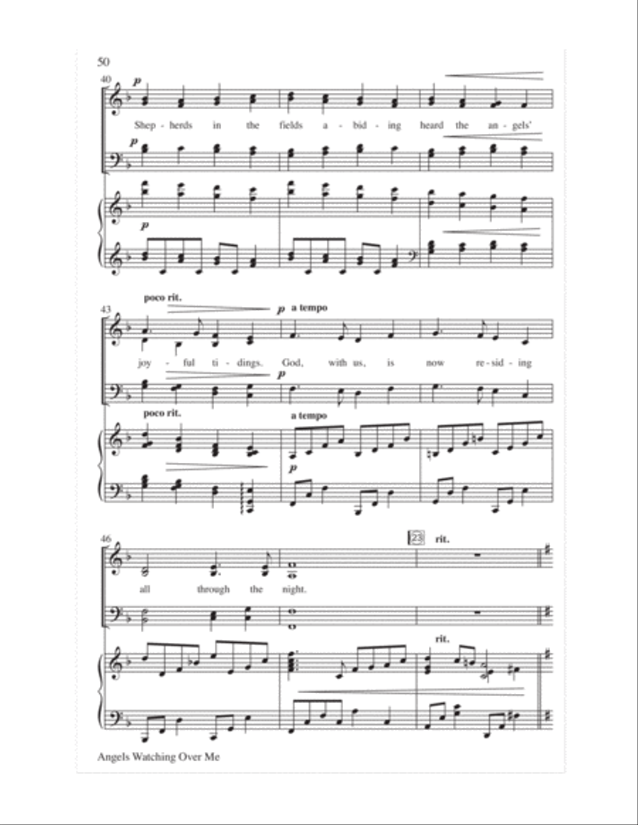 Sing with the Angels!- Score 4-Part scores gallery preview page 53