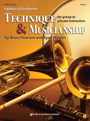 Book cover for Tradition of Excellence: Technique and Musicianship - Bb Alto Clarinet