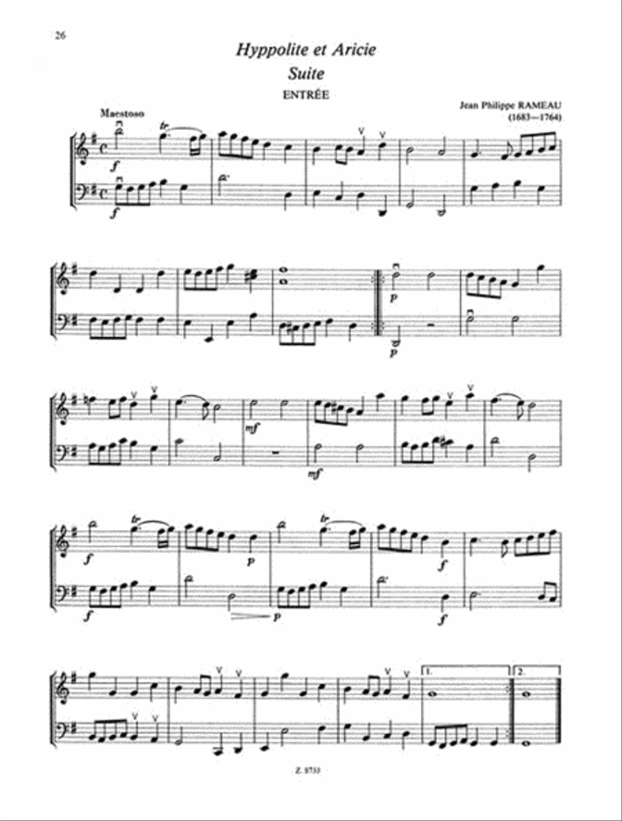 Duets for Violin and Violoncello for Beginners String Duet scores gallery preview page 4