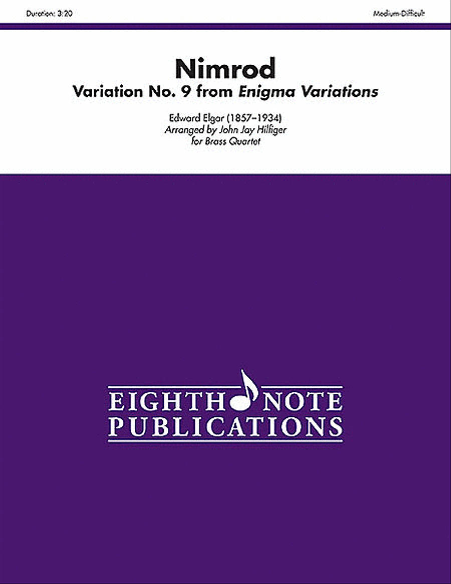 Nimrod (Variation No. 9 from Enigma Variations) Brass Quartet scores gallery preview page 1