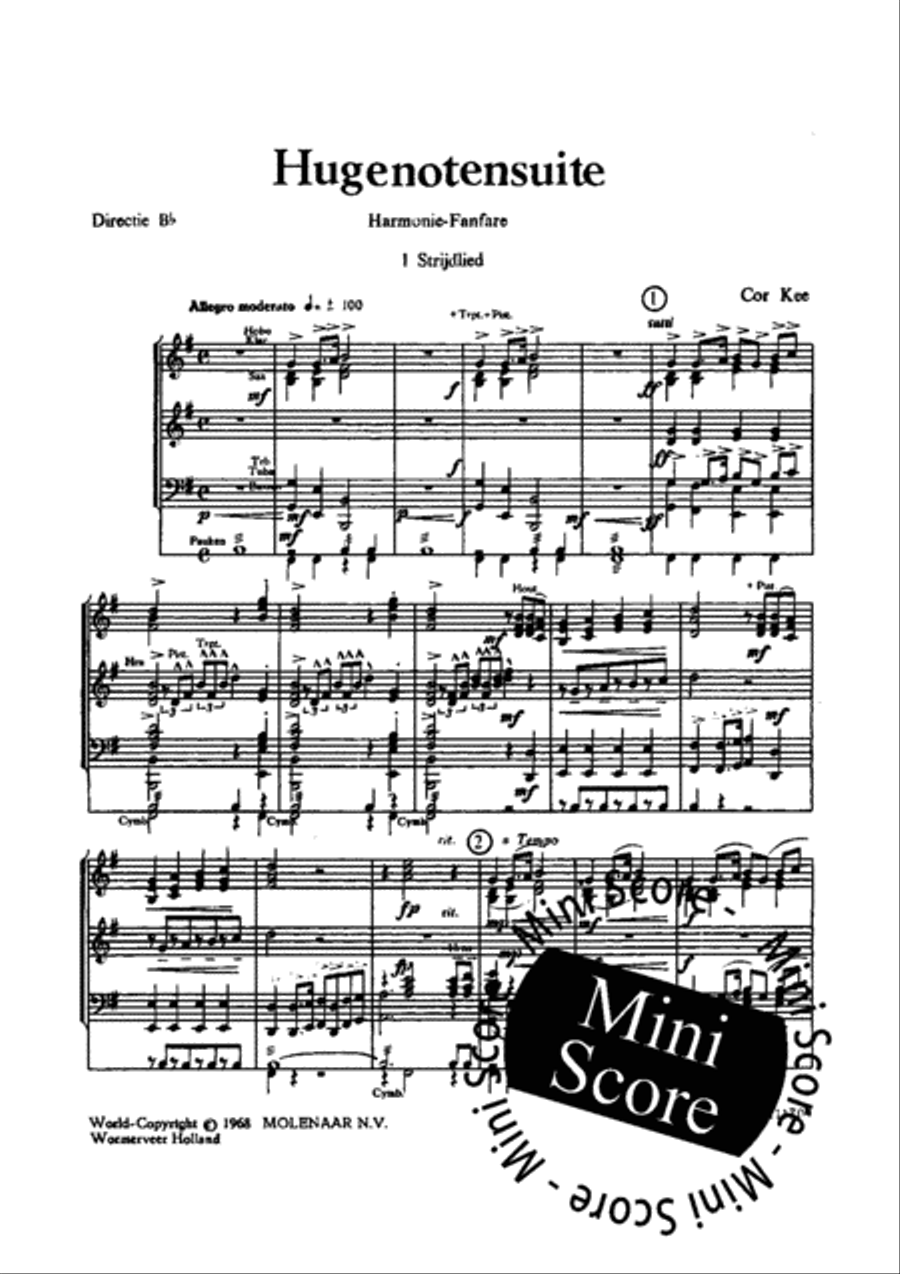 Hugenotensuite Hugenotensuite Concert Band scores gallery preview page 5