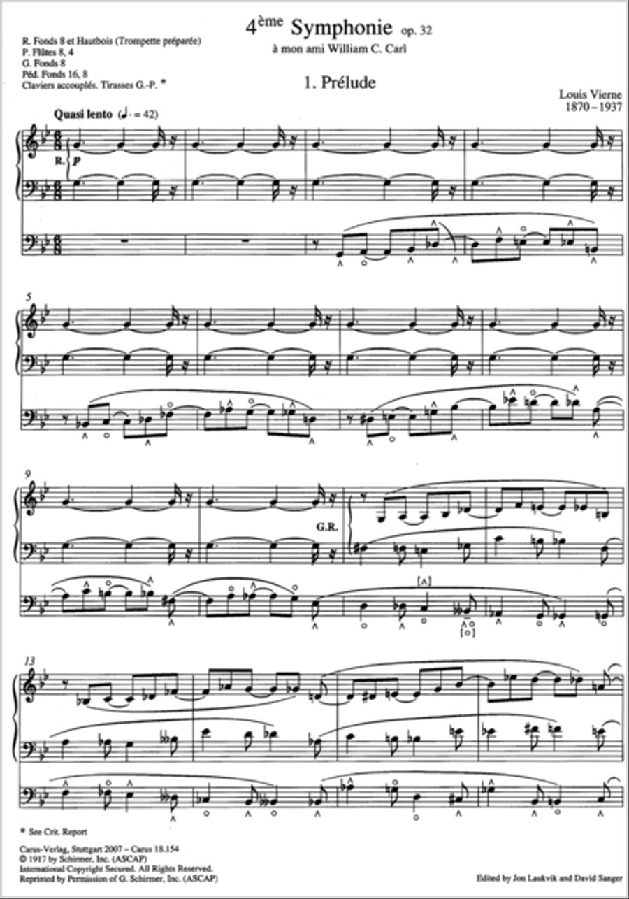 Symphonie Nr. 4 in g Organ scores gallery preview page 2