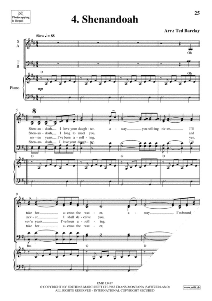 Greatest Choral Hits Volume 5 4-Part scores gallery preview page 7