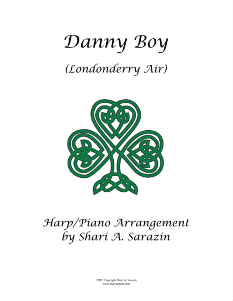 Danny Boy (Londonderry Air) Harp scores gallery preview page 1
