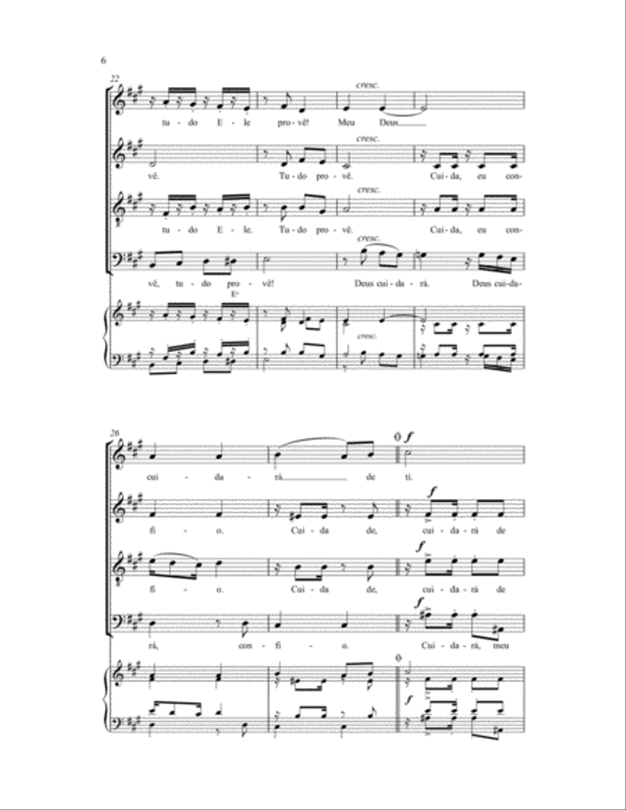 Deus Cuidara de Ti Deus Cuidara de Ti 4-Part scores gallery preview page 5