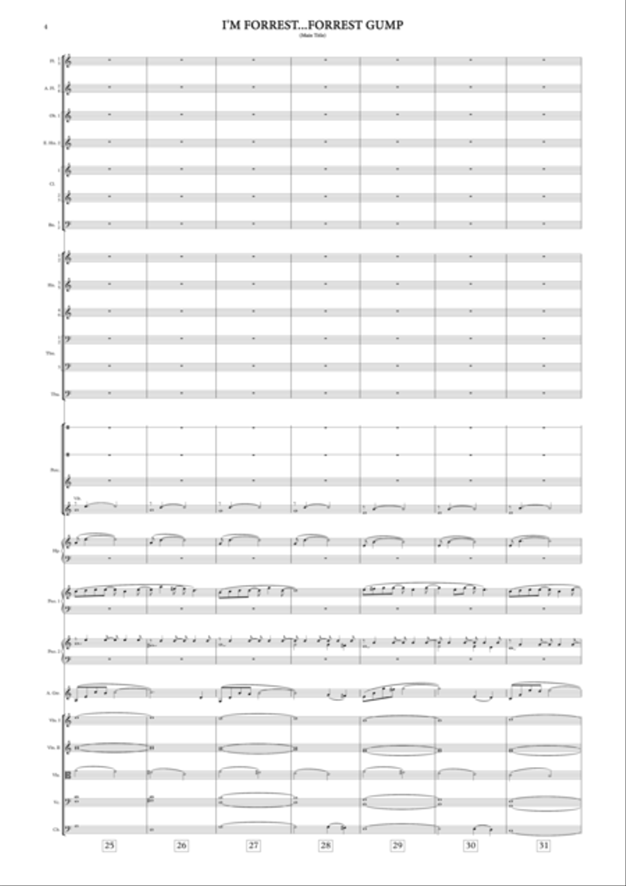 I'm Forrest... Forrest Gump Full Orchestra scores gallery preview page 6