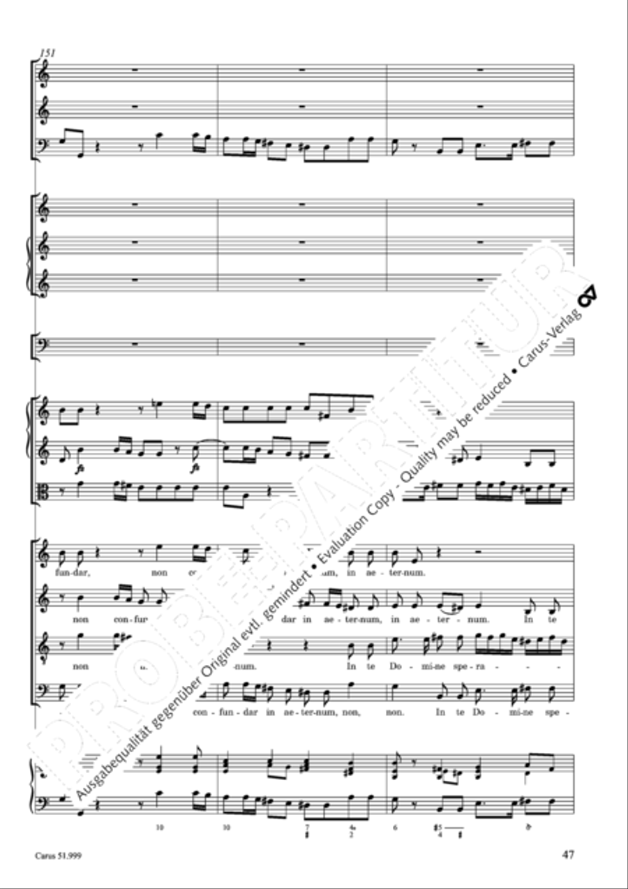Te Deum Te Deum 4-Part scores gallery preview page 48