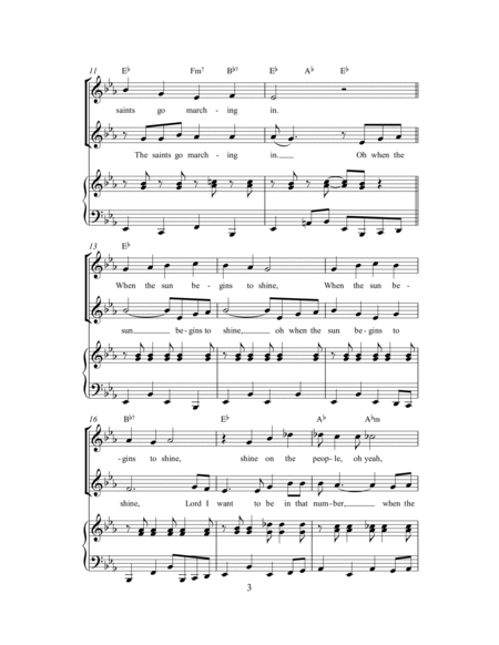 When The Saints Go Marching In (arr. Rick Hein)