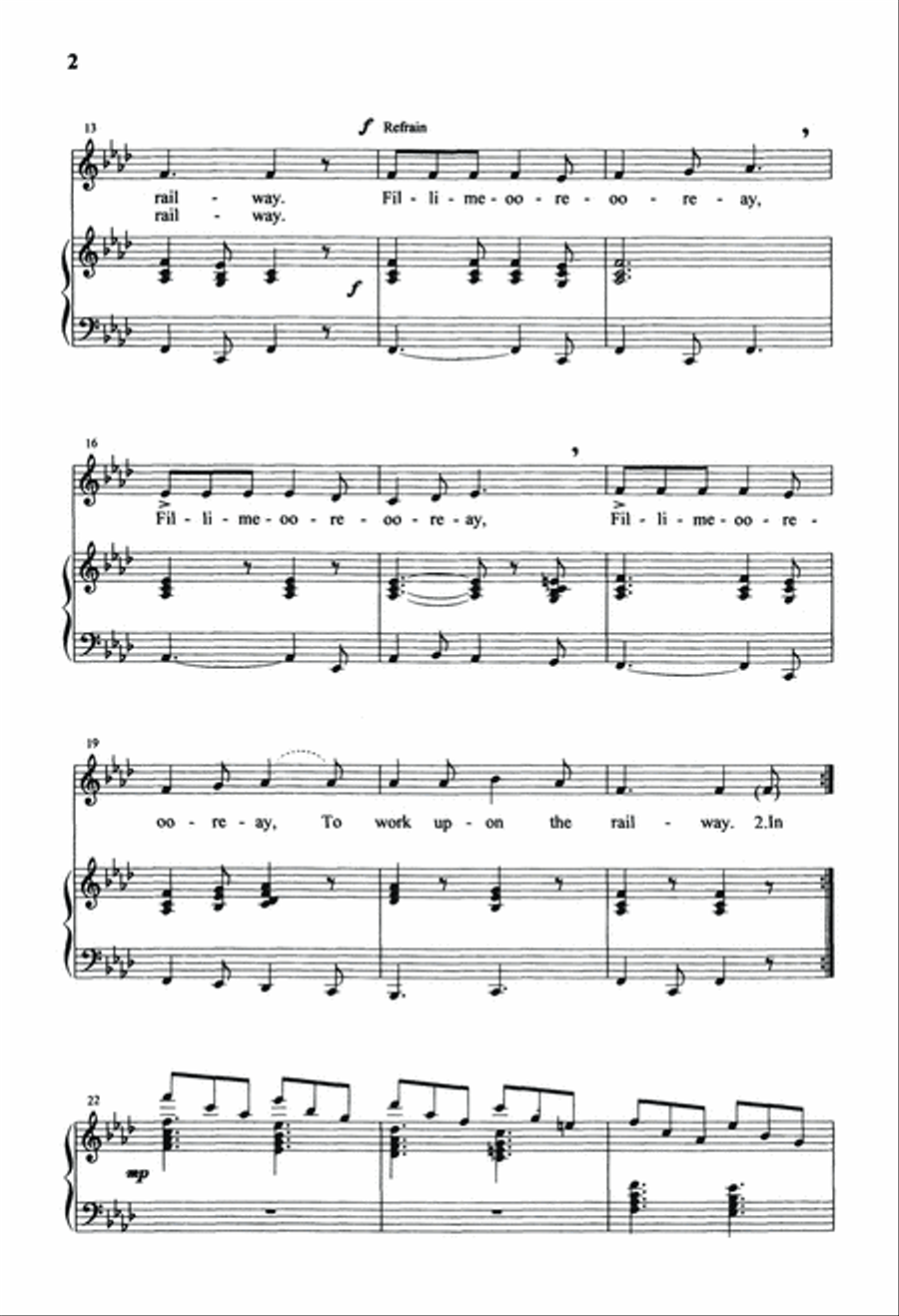 Pat Works On The Railway SSA scores gallery preview page 4